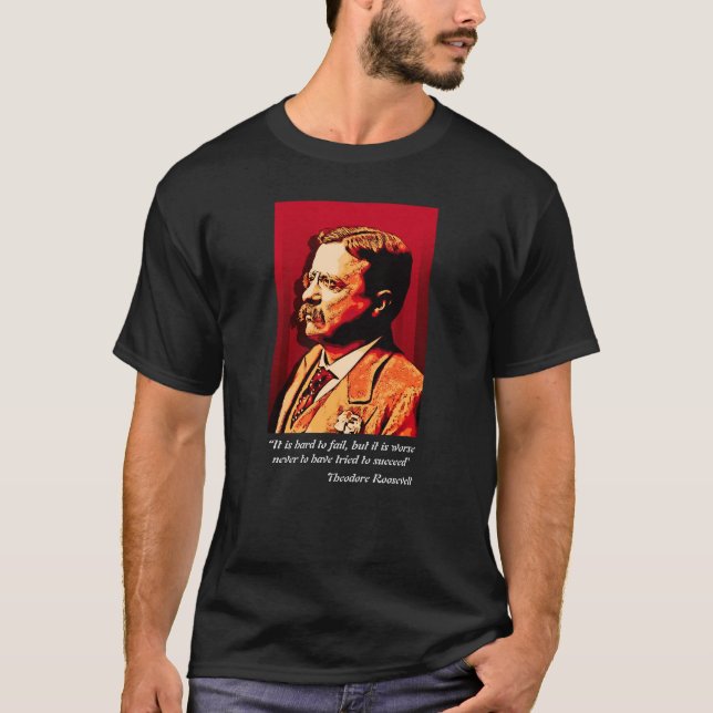 Theodore Roosevelt T Shirt (Framsida)