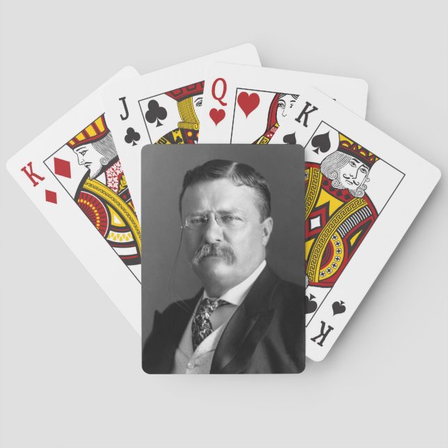 Theodore Roosevelt Teddy President Republikan Casinokort (Baksidan)