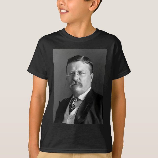 Theodore Roosevelt Teddy President Republikan T Shirt (Framsida)