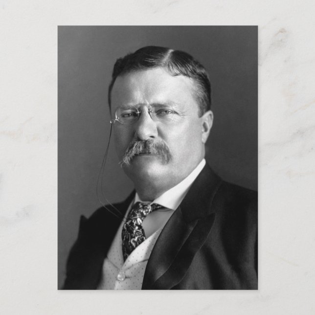 Theodore Roosevelt Teddy President Republikan Vykort (Framsida)