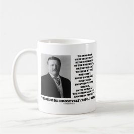 Theodore Roosevelt Tresoni American Public Public Kaffemugg