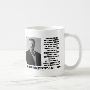 Theodore Roosevelt Tresoni American Public Public Kaffemugg