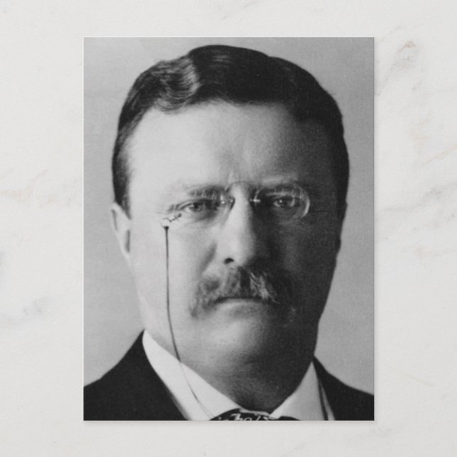Theodore Roosevelt Vykort (Framsida)