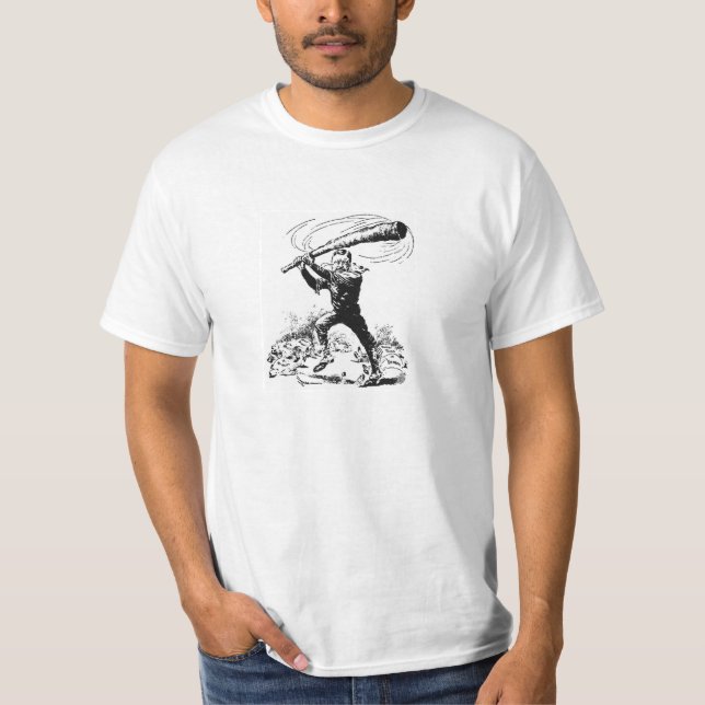 Theodore Roosvelt - stor pinneT-tröja T-shirt (Framsida)