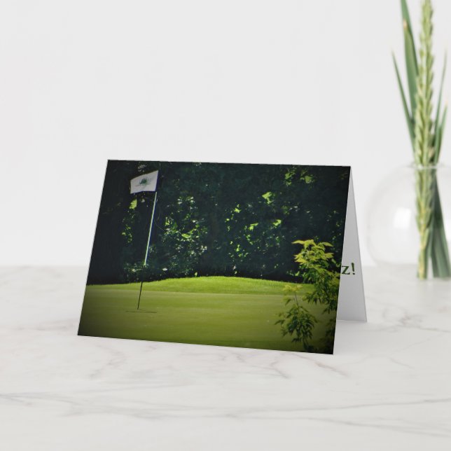 "Theodore Wirth Golf Course" Birthday Card Kort (Framsida)