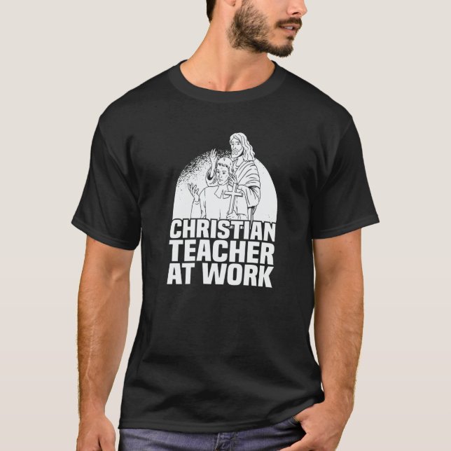 Theology  Bible Study Christianity Christian Teach T Shirt (Framsida)