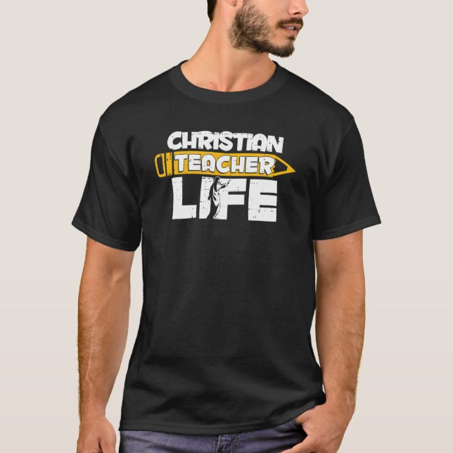 Theology Bible Study  Christianity Christian Teach T Shirt (Framsida)
