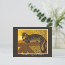 Théophile-Alexandre Steinlen, Katt på en Ballustra Vykort