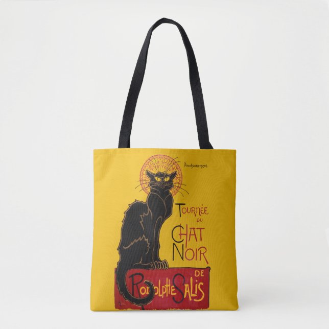 Theophile Steinlen - Le Chat Noir Vintage Tygkasse (Framsida)