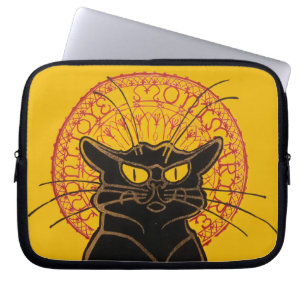 Theophile Steinlen - Le Chatta Noir Vintage Laptop Fodral