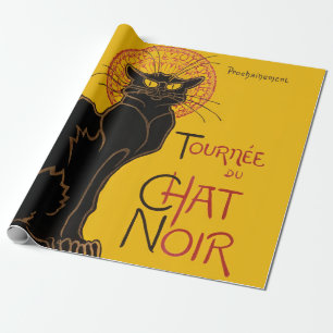 Theophile Steinlen - Le Chatta Noir Vintage Presentpapper
