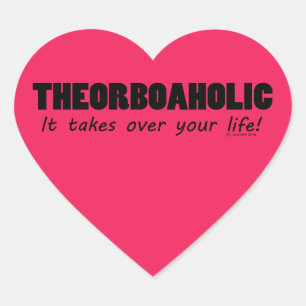 TheorboaholLife Heart Sticker Hjärtformat Klistermärke