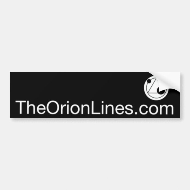 TheOrionLines.com stötfångare Bildekal (Framsidan)
