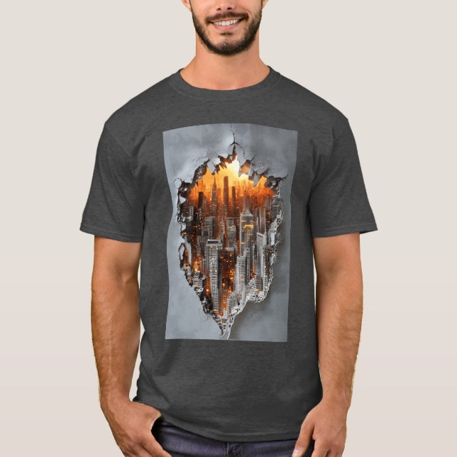 Theorn City vintage T Shirt (Framsida)