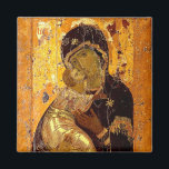 Theotokos från Vladimir Orthodox Christian Icon Magnet<br><div class="desc">Troligen den mest berömd Östran ortodoxa kristna ikonen - Vladimirs teotokos med Kristus Child. Observera: De flesta ikonerna är mycket gamla. Om bilden ökas mer än vi har kan bilden bli förvrängd. Vi skriver inte ut,  tillverkar eller skickar inte ut någon av produkterna. Tack!</div>