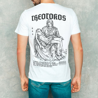 "Theotokos" Mary, kristna trosbaserade T Shirt