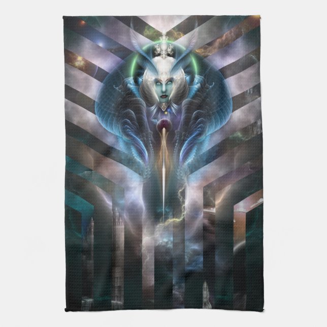 Thera Etheral Queen of Galaxy Kitchen Towel Kökshandduk (Vertikal)