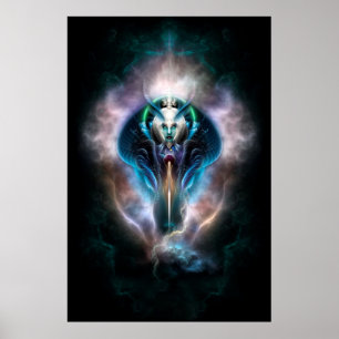 Thera Etheral Queen Wall Poster