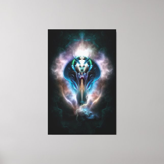 Thera Etheral Queen Wrapped Canvas (Framsida)
