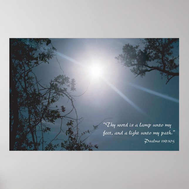 Thera ord är en lykta som är under fötterna poster (Framsidan)