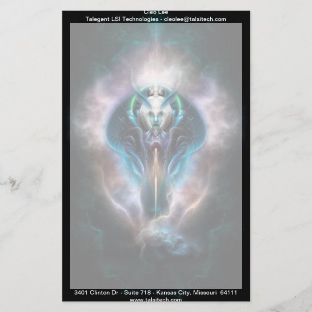 Thera The Etheral Queen Brevpapper (Framsida)