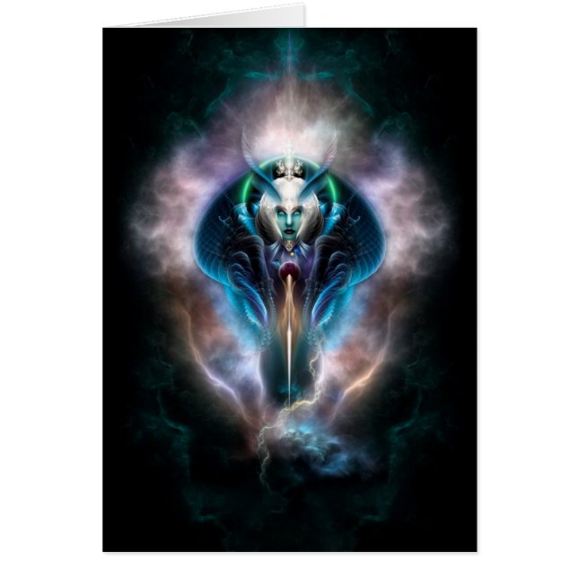 Thera The Etheral Queen Hälsningskort (Framsidan)