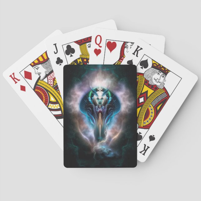 Thera The Etheral Queen Spelkort (Baksidan)