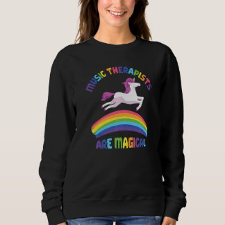 Therapist Are Magical  Unicorn Music Therapist T Shirt