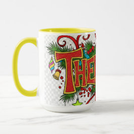 Therapist- Cute Festive Professionals Mug  Mugg