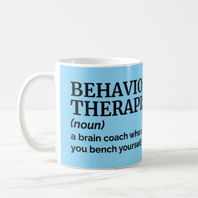 Therapist Definition Funny Office Mugg (Vänster)
