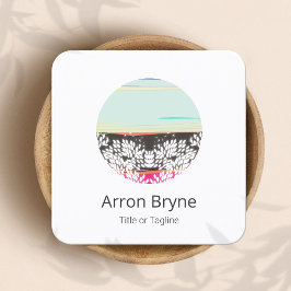 Therapist Health & Hälsa Horizon Fyrkantigt Visitkort