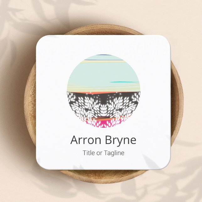 Therapist Health & Hälsa Horizon Fyrkantigt Visitkort (Skapare uppladdad)