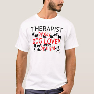 Therapist Hund älskare T-shirt
