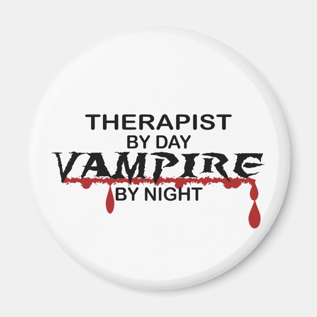 Therapist Vampire by Night Magnet (Framsidan)