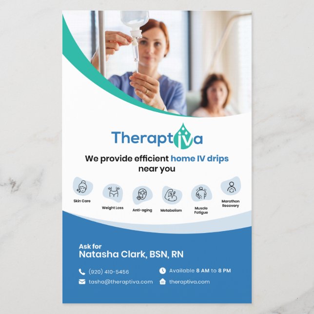 Theraptiva Flyer (Baksidan)