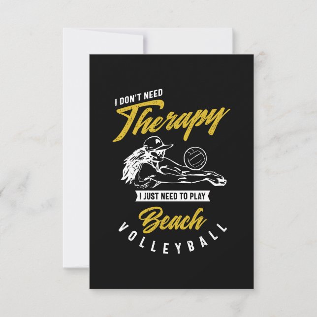 Therapy - Beach Volleyball OSA Kort (Framsida)