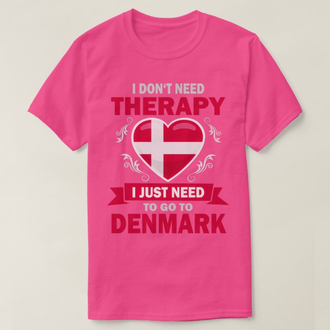 Therapy Danmark T Shirt (Design framsida)