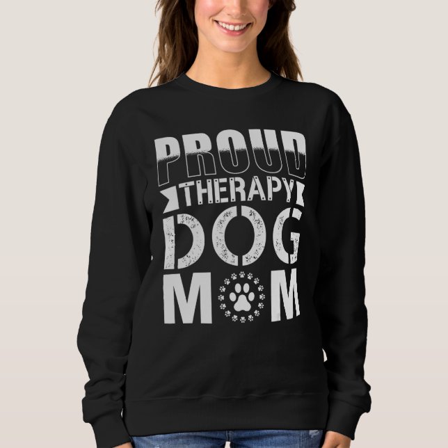 Therapy Dog Design - Therapy Dog Mom_1 T Shirt (Framsida)