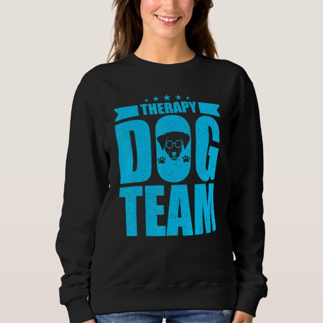 Therapy Dog Design - Therapy Dog Team T Shirt (Framsida)