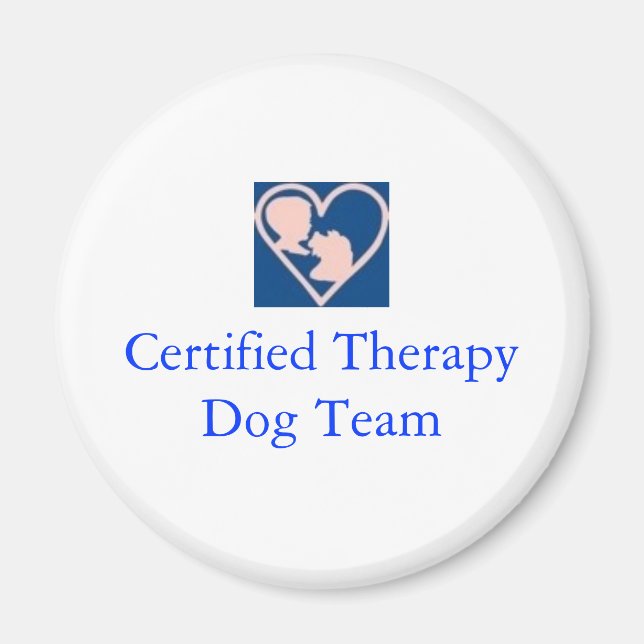 Therapy Hund Foundation-Magnet Magnet (Framsidan)
