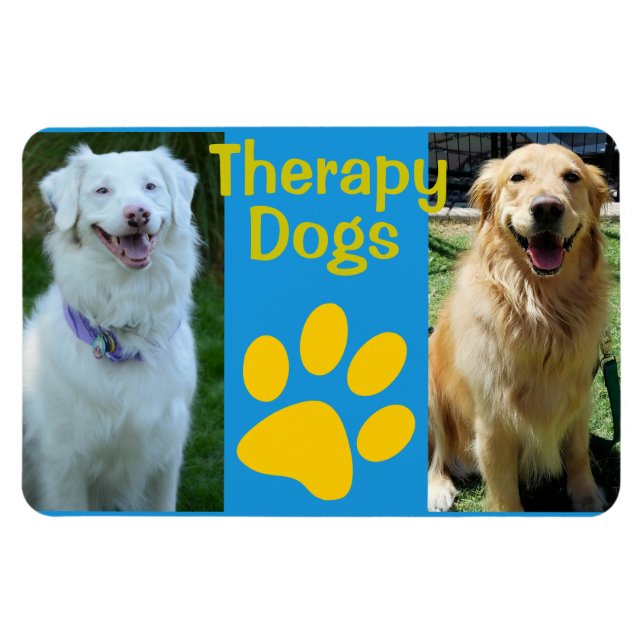 Therapy Hund Magnet (Horisontell)