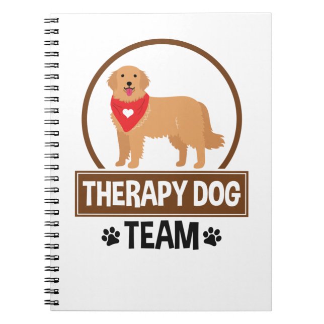 Therapy Hund Team Anteckningsbok (Framsidan)