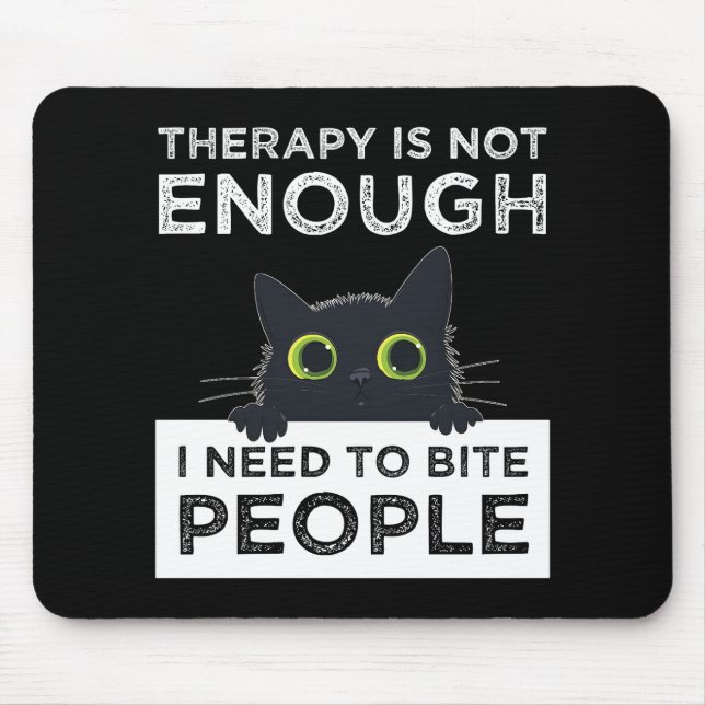 Therapy Is Not Enough - I Need To Bite People Musmatta (Framsidan)