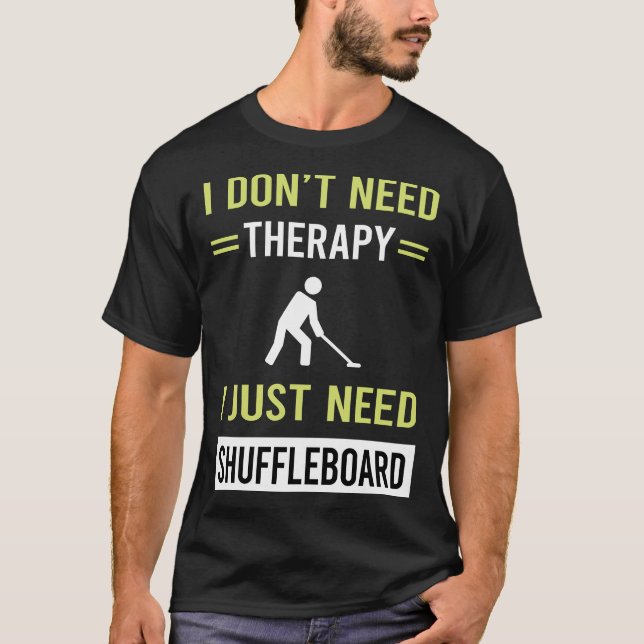 Therapy Shuffleboard T Shirt (Framsida)