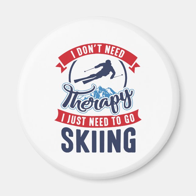 Therapy Skiing Magnet (Framsidan)