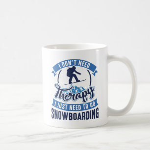 Therapy Snowboarding Kaffemugg