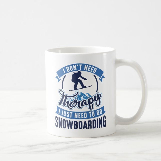 Therapy Snowboarding Kaffemugg (Höger)
