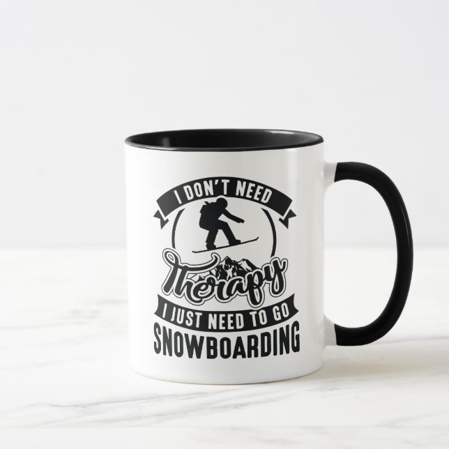Therapy Snowboarding Mugg (Höger)