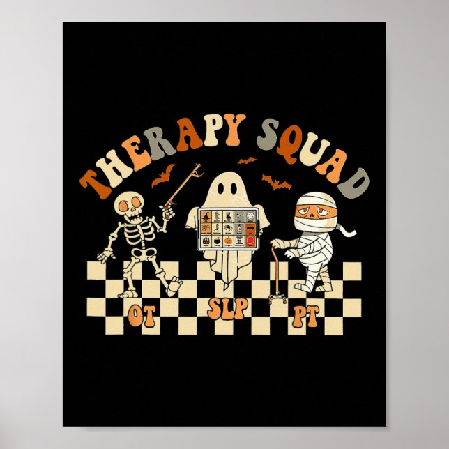 Therapy Squad Halloween Tal Physical Poster (Framsidan)