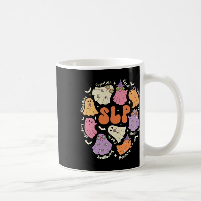 Therapy Tal språkpatolog Halloween Kaffemugg (Höger)